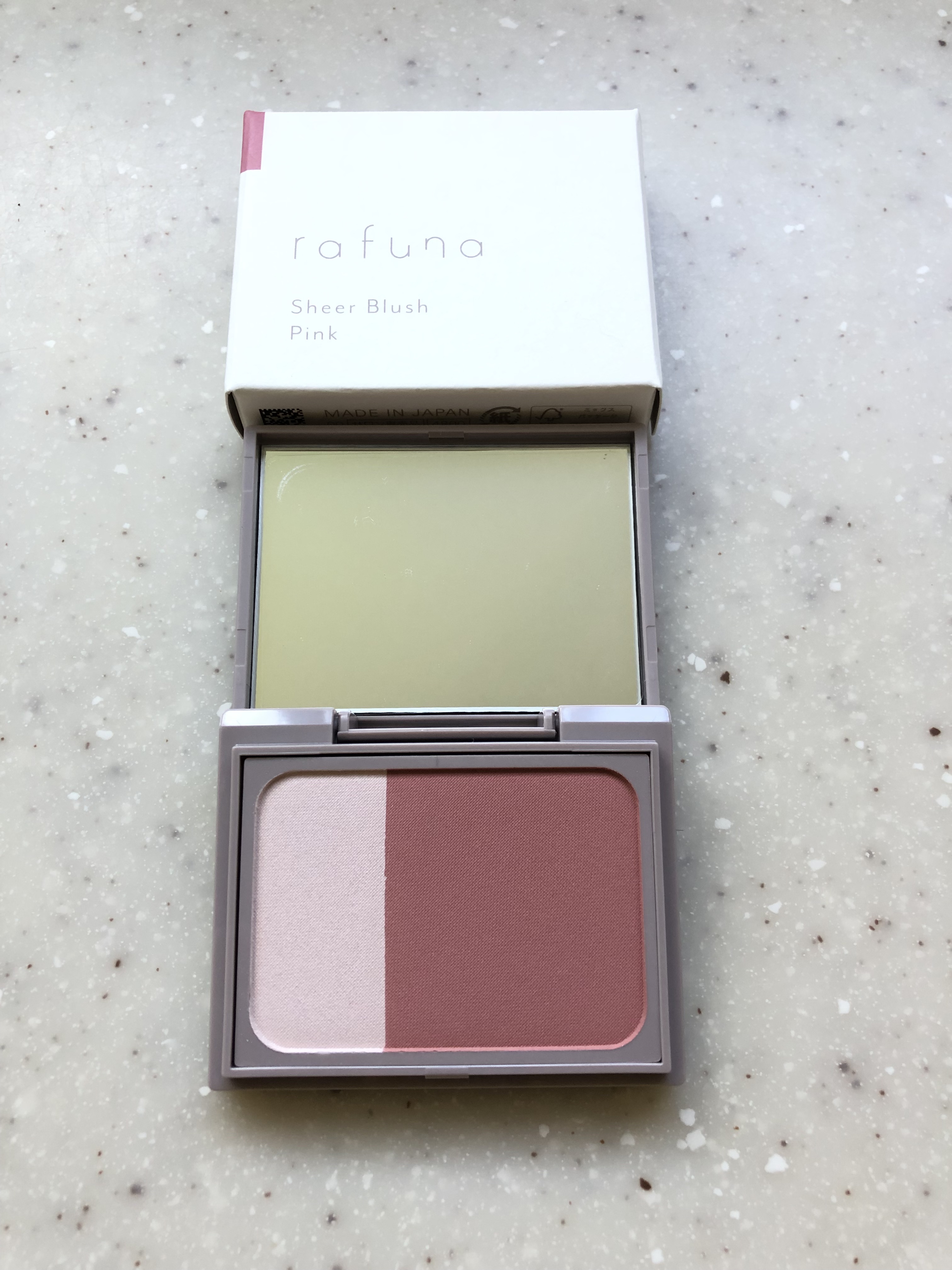 シアーブラッシュ /rafuna/パウダーチークを使ったクチコミ（3枚目）