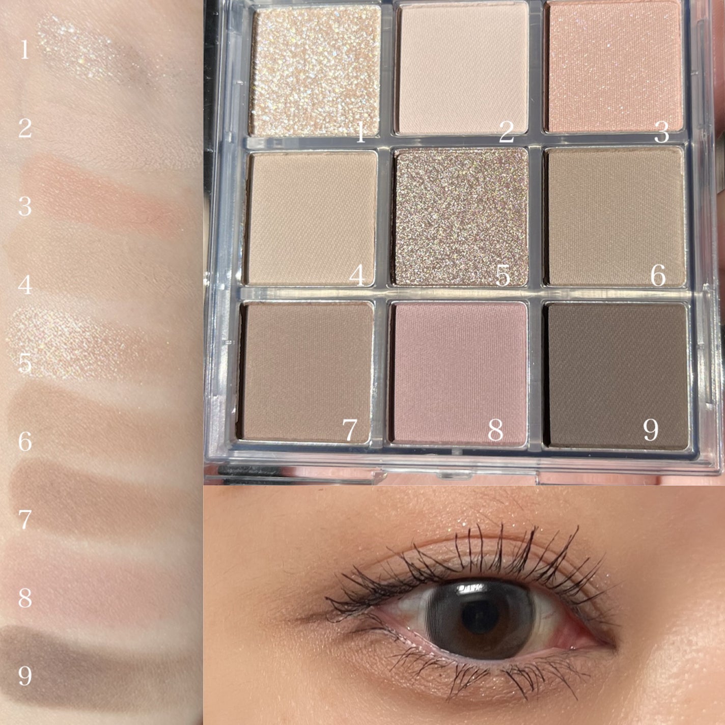 KEYBO FALL IN LOVE SHADOW PALETTE/keybo/アイシャドウパレットを使ったクチコミ(2枚目)