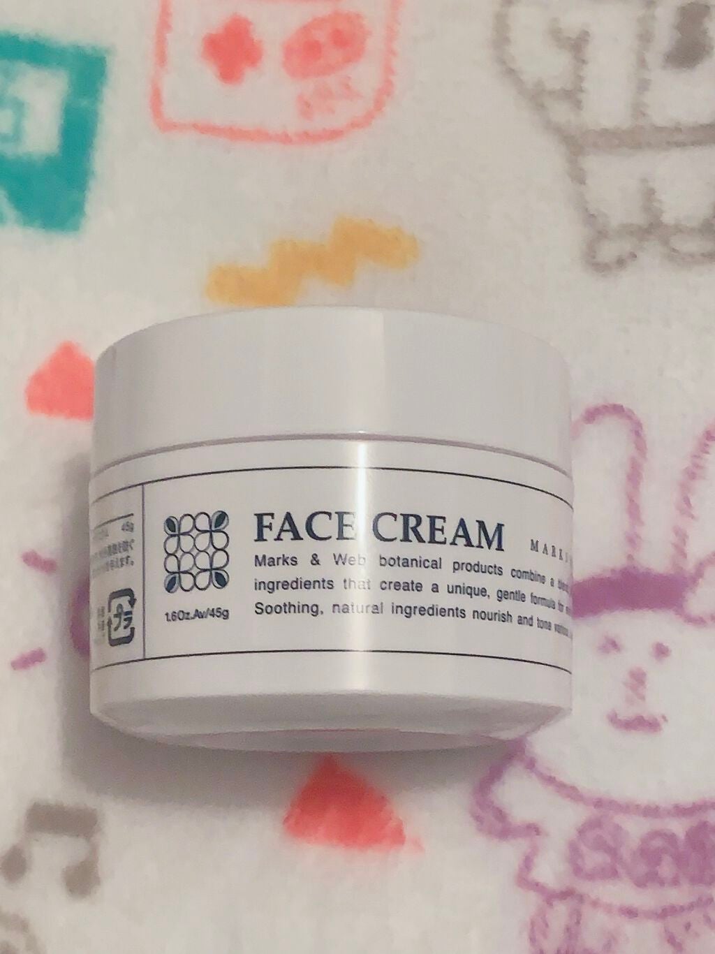 ハーバルフェイスクリーム ラベンダー/ゼラニウム/MARKS&WEB/フェイスクリームを使ったクチコミ(1枚目)