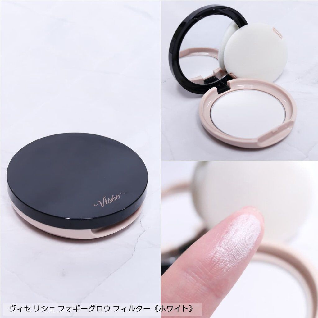 リシェ フォギーグロウ フィルター 00 ホワイト/Visée/ルースパウダーを使ったクチコミ（1枚目）