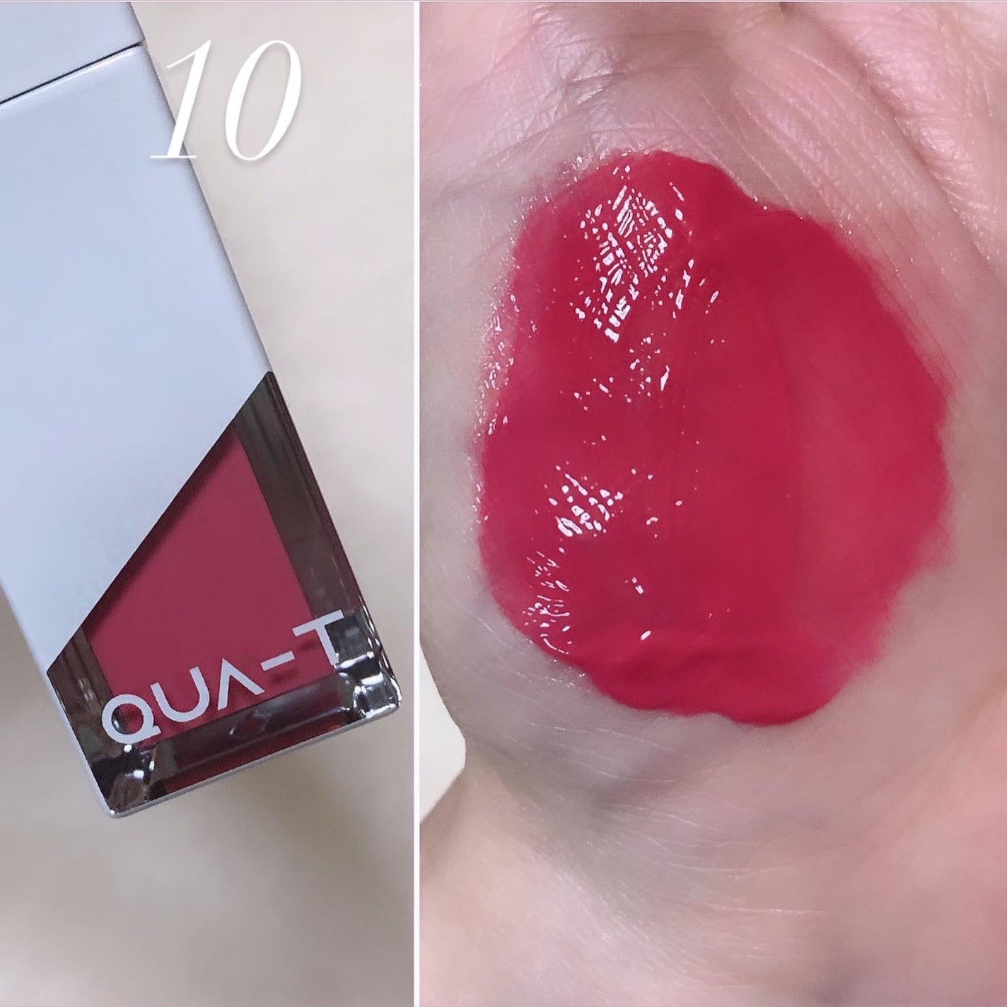 ザグラスタトゥーティント/QUA-T/リップティントを使ったクチコミ(6枚目)