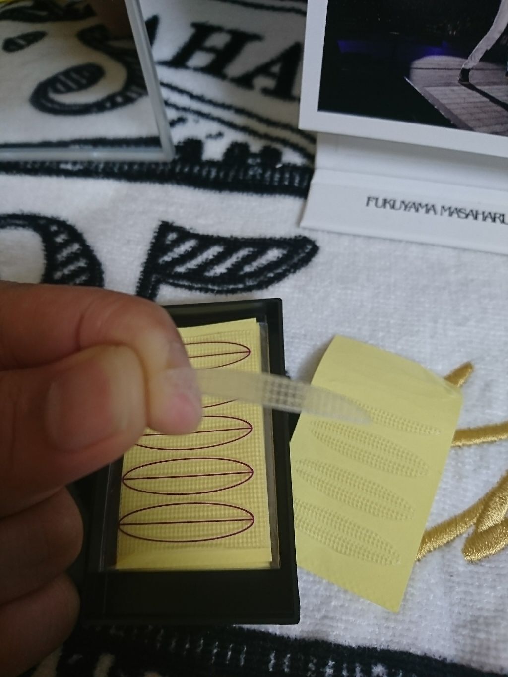 二重まぶた用シール/DAISO/二重まぶた用アイテムを使ったクチコミ（3枚目）