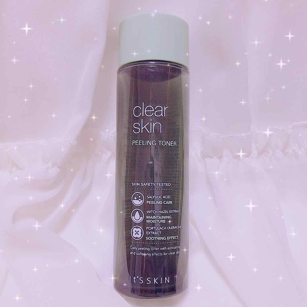 Clear Skin Peeling Toner/It's skin/ブースター・導入液を使ったクチコミ（1枚目）