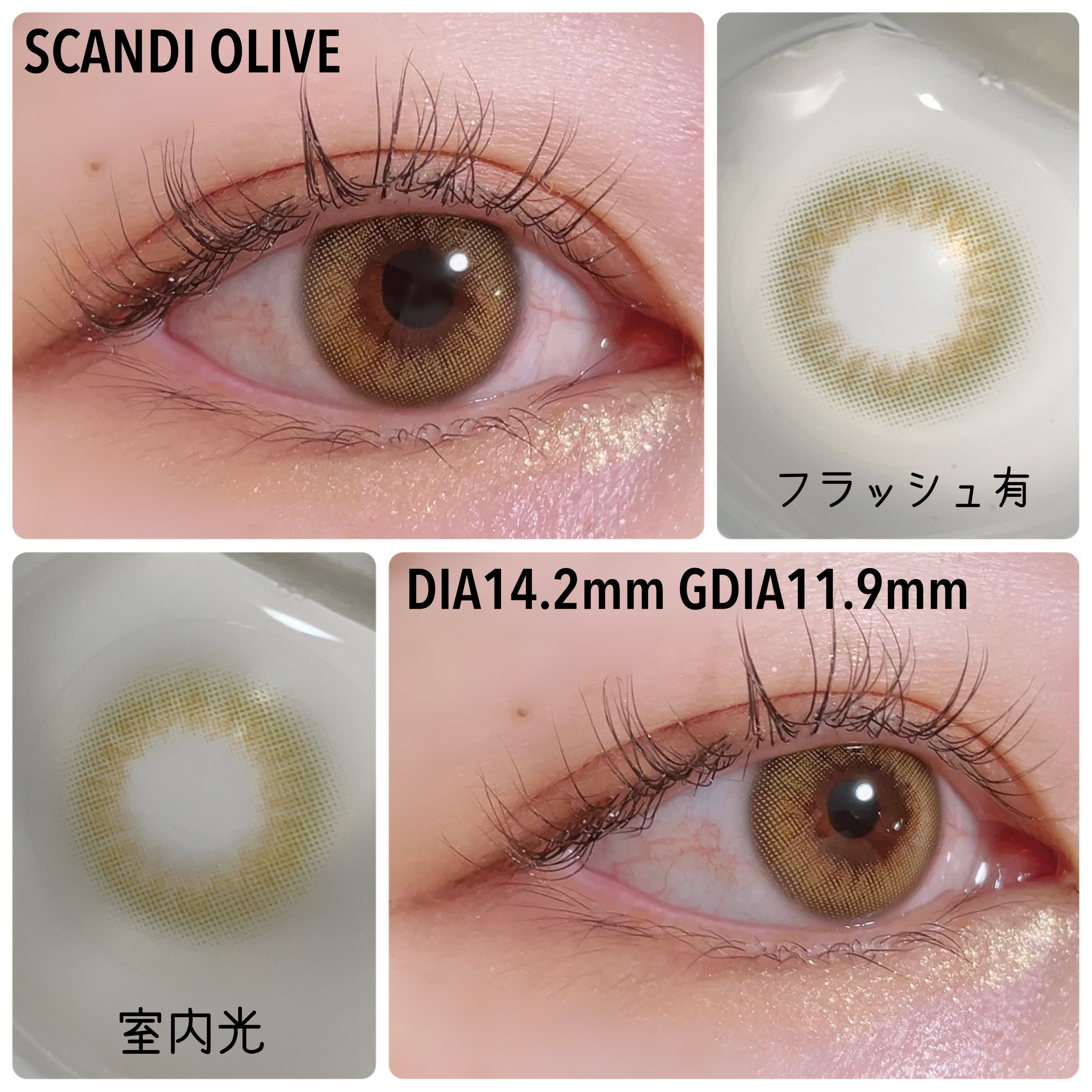 SCANDI(スカンディ)/OLENS/カラーコンタクトレンズを使ったクチコミ（3枚目）