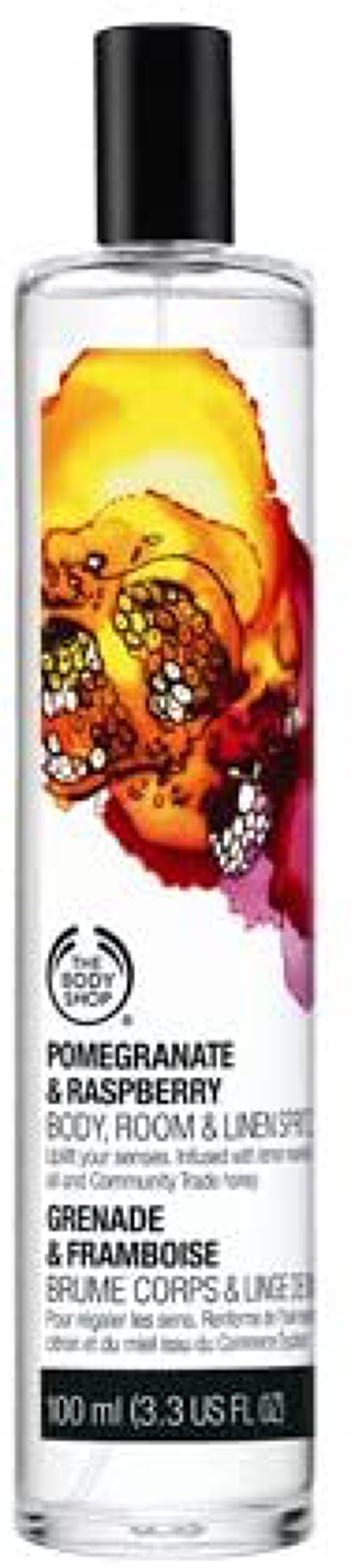 THE BODY SHOP ルーム&リネン スプリッツ ザクロ&ラズベリー