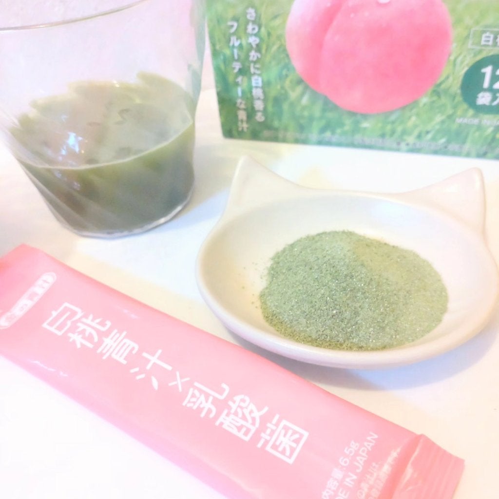 金の青汁® 白桃青汁×乳酸菌/日本薬健/青汁を使ったクチコミ(2枚目)