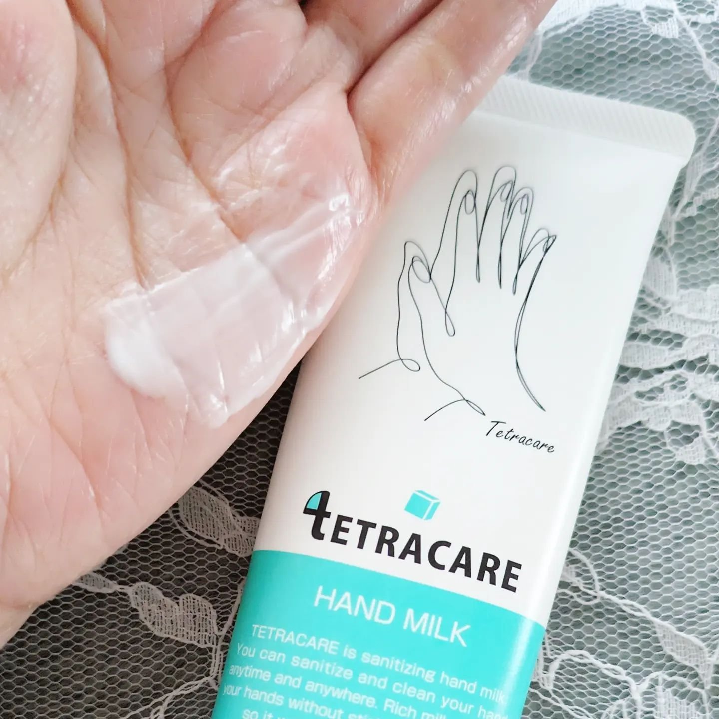 薬用ハンドミルク テトラケア/テトラケア/ハンドクリームを使ったクチコミ（2枚目）
