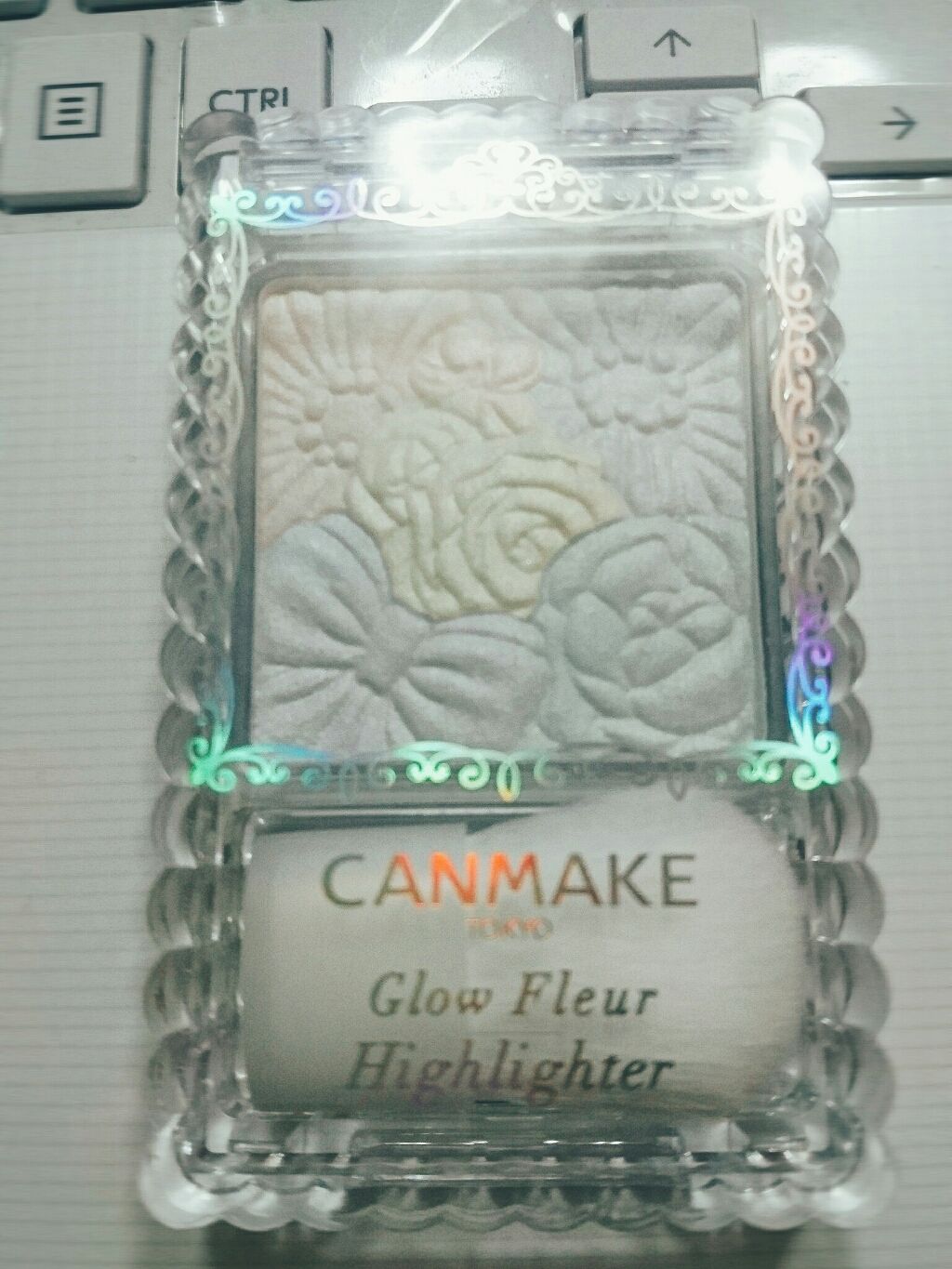グロウフルールハイライター/キャンメイク/パウダーハイライトを使ったクチコミ(1枚目)