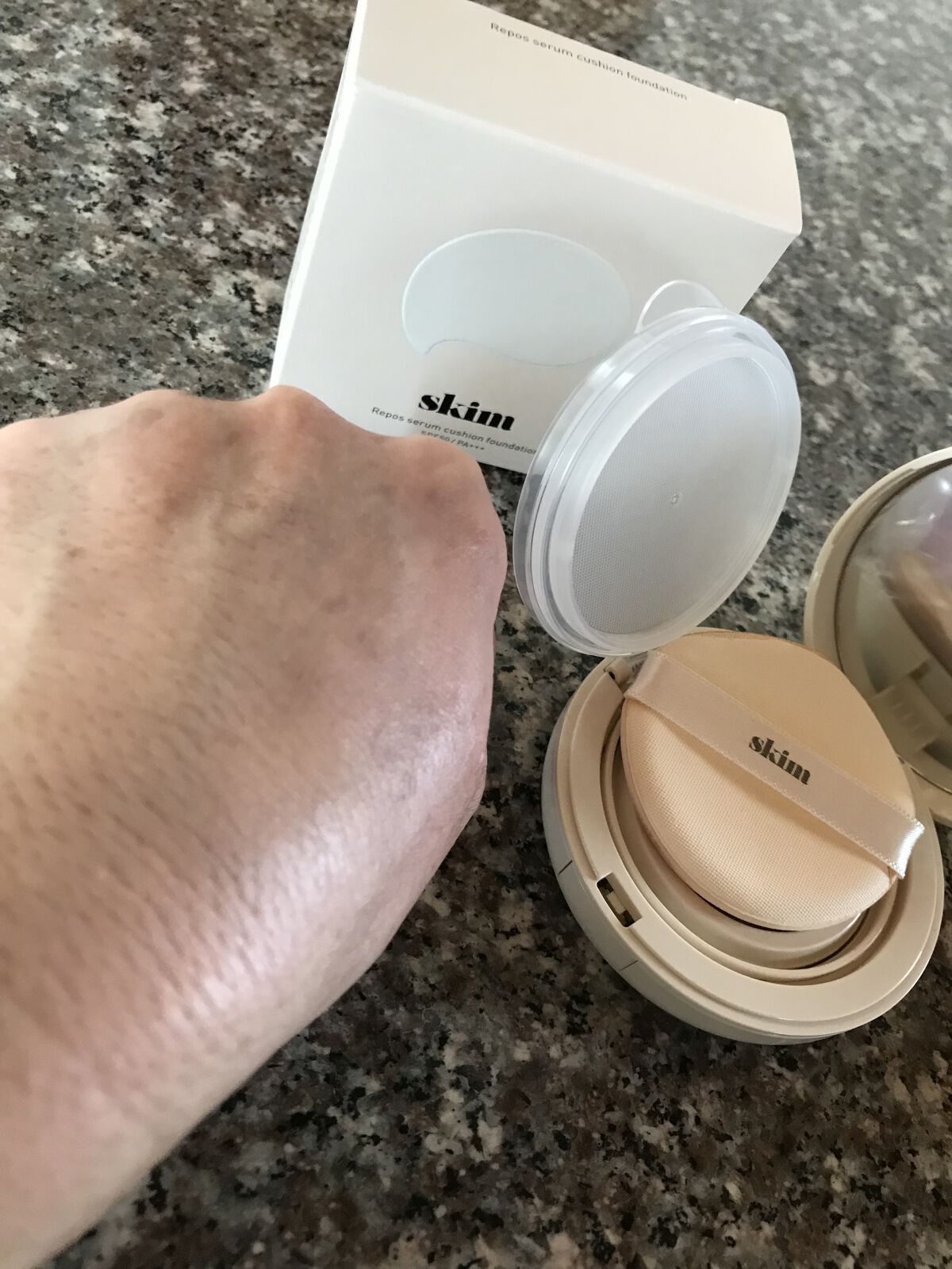 ルポ クッションファンデーション/skim /クッションファンデーションを使ったクチコミ（1枚目）