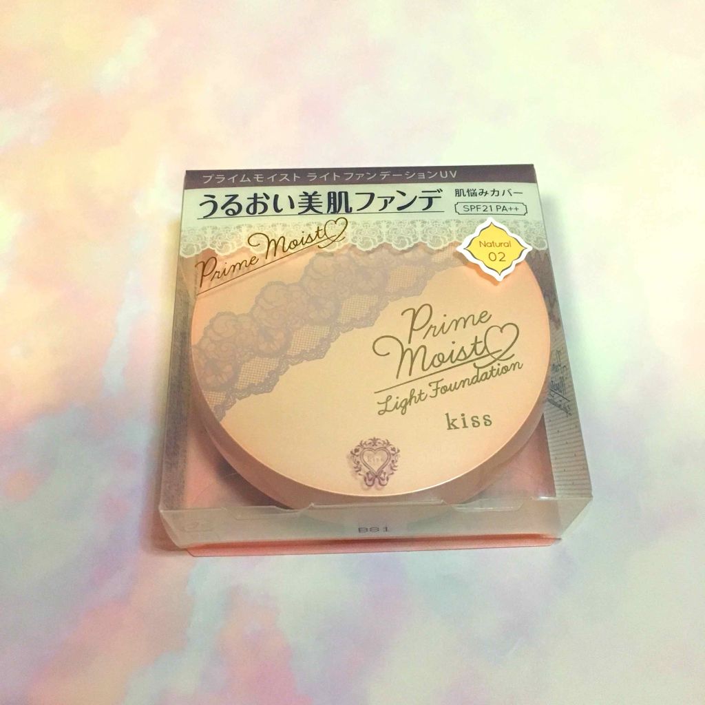 プライムモイスト ライトファンデーションUV/KiSS/パウダーファンデーションを使ったクチコミ(1枚目)
