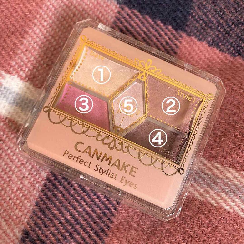 【旧品】パーフェクトスタイリストアイズ/キャンメイク/アイシャドウパレットを使ったクチコミ(3枚目)