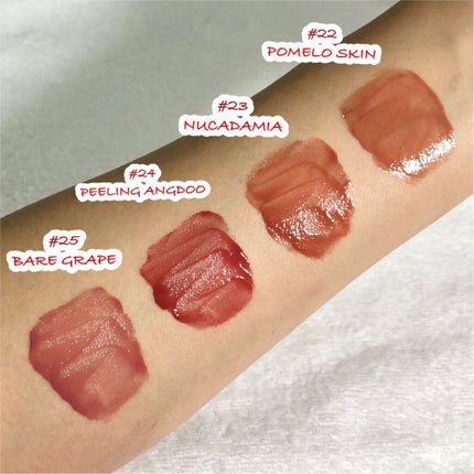 ジューシーラスティングティント/rom&nd/リップティントを使ったクチコミ(6枚目)