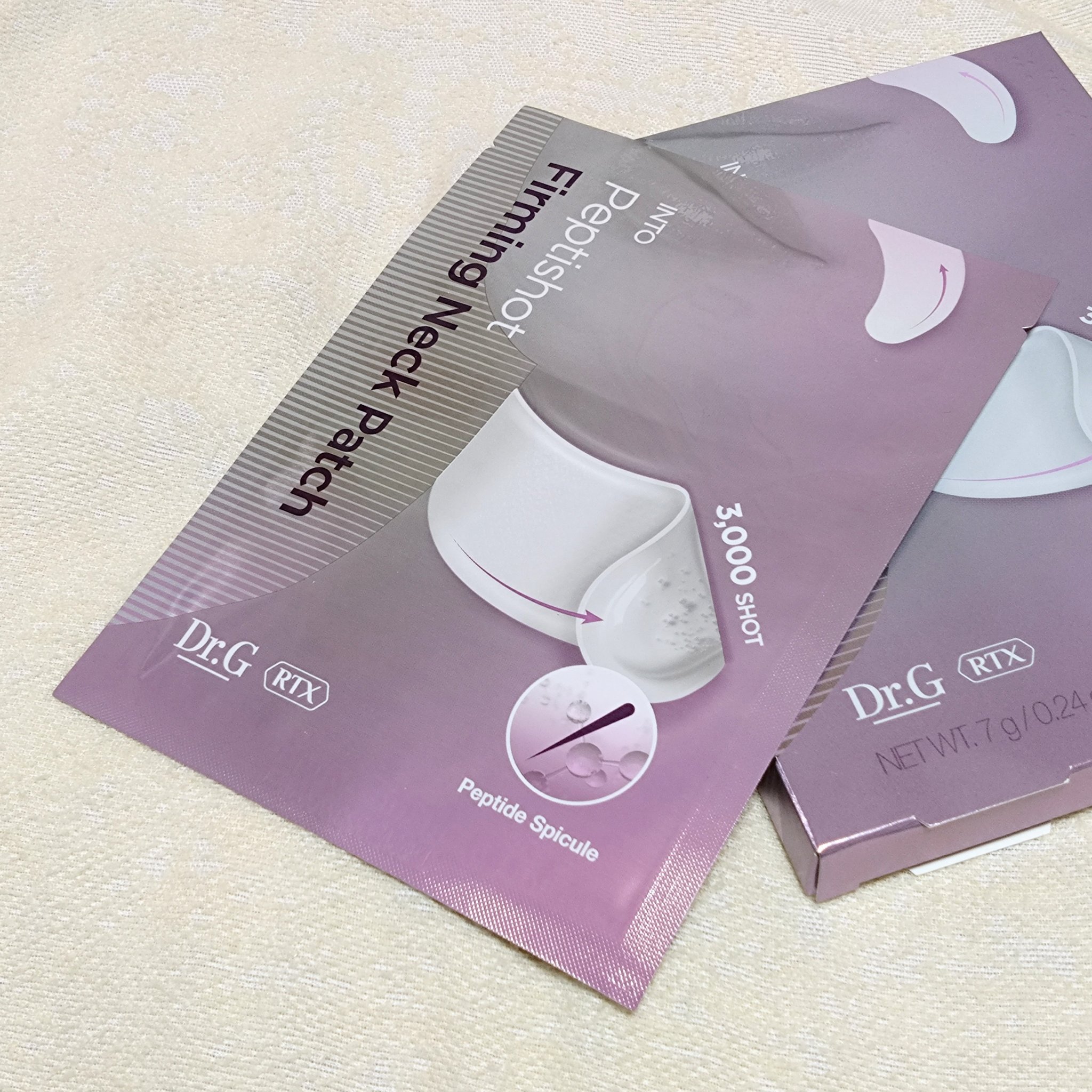 RTXペプチショットネックパッチ/Dr.G/シートマスク・パックを使ったクチコミ（3枚目）