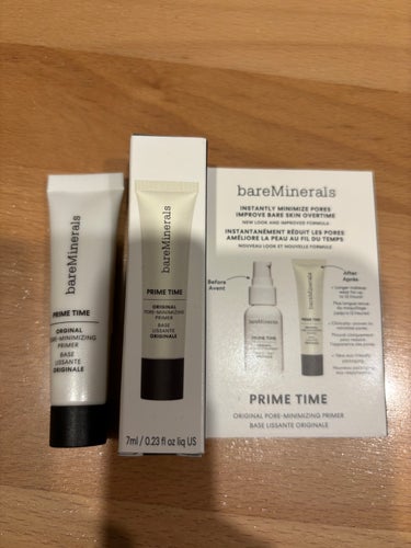 bareMinerals プライム タイム オリジナル ポアのクチコミ「【使った商品】bareMineralsプライム タイム
【崩れにくさ】崩れにくい
【カバー力】.....」（1枚目）