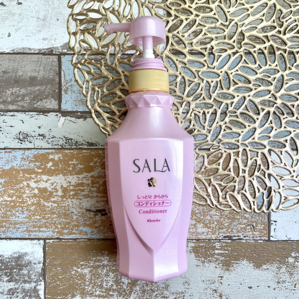 シャンプー／ヘアコンディショナー しっとりさらさら(サラ スウィートローズの香り)/SALA/シャンプー・コンディショナーを使ったクチコミ（1枚目）