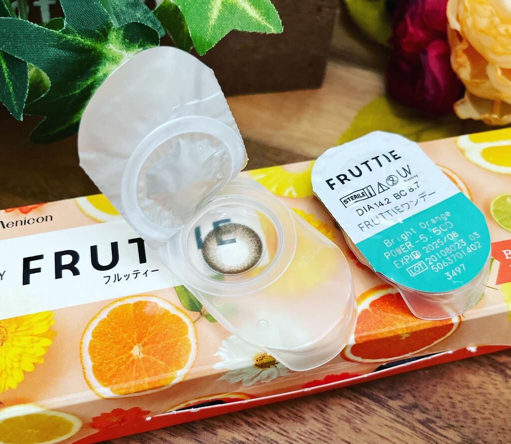 FRUTTIE 1day/メニコン/ワンデー（１DAY）カラコンを使ったクチコミ（2枚目）