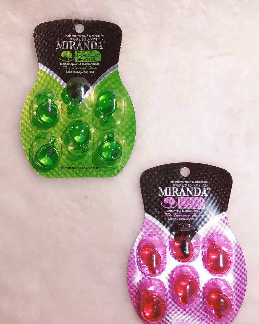 ヘアビタミン モイスチャーヘアオイル/MIRANDA/ヘアオイルを使ったクチコミ(2枚目)