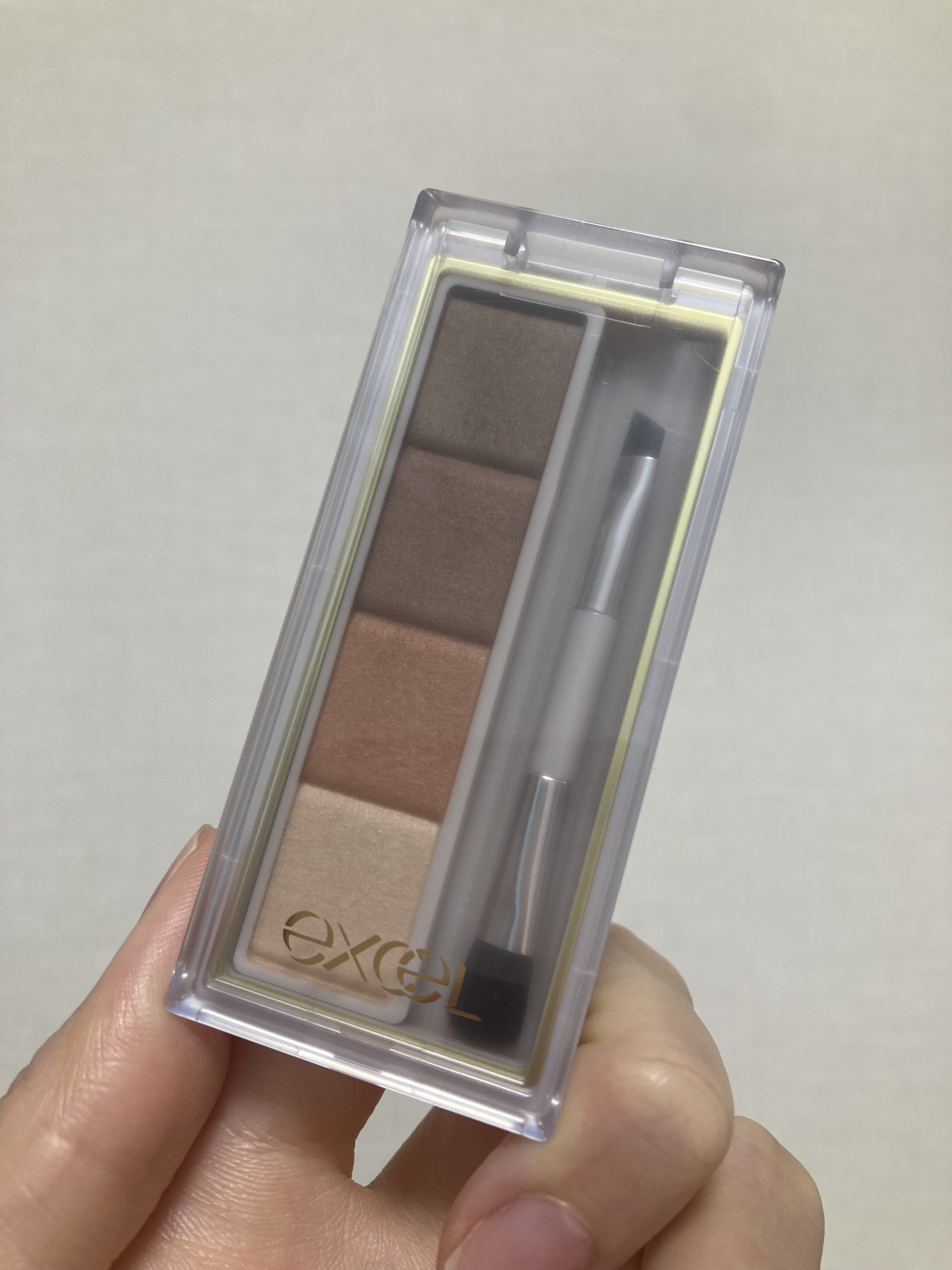 カラーエディットパウダーブロウ EP01 スプリングモカ/excel/パウダーアイブロウを使ったクチコミ（2枚目）