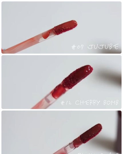 ジューシーラスティングティント/rom&nd/リップティントを使ったクチコミ(2枚目)