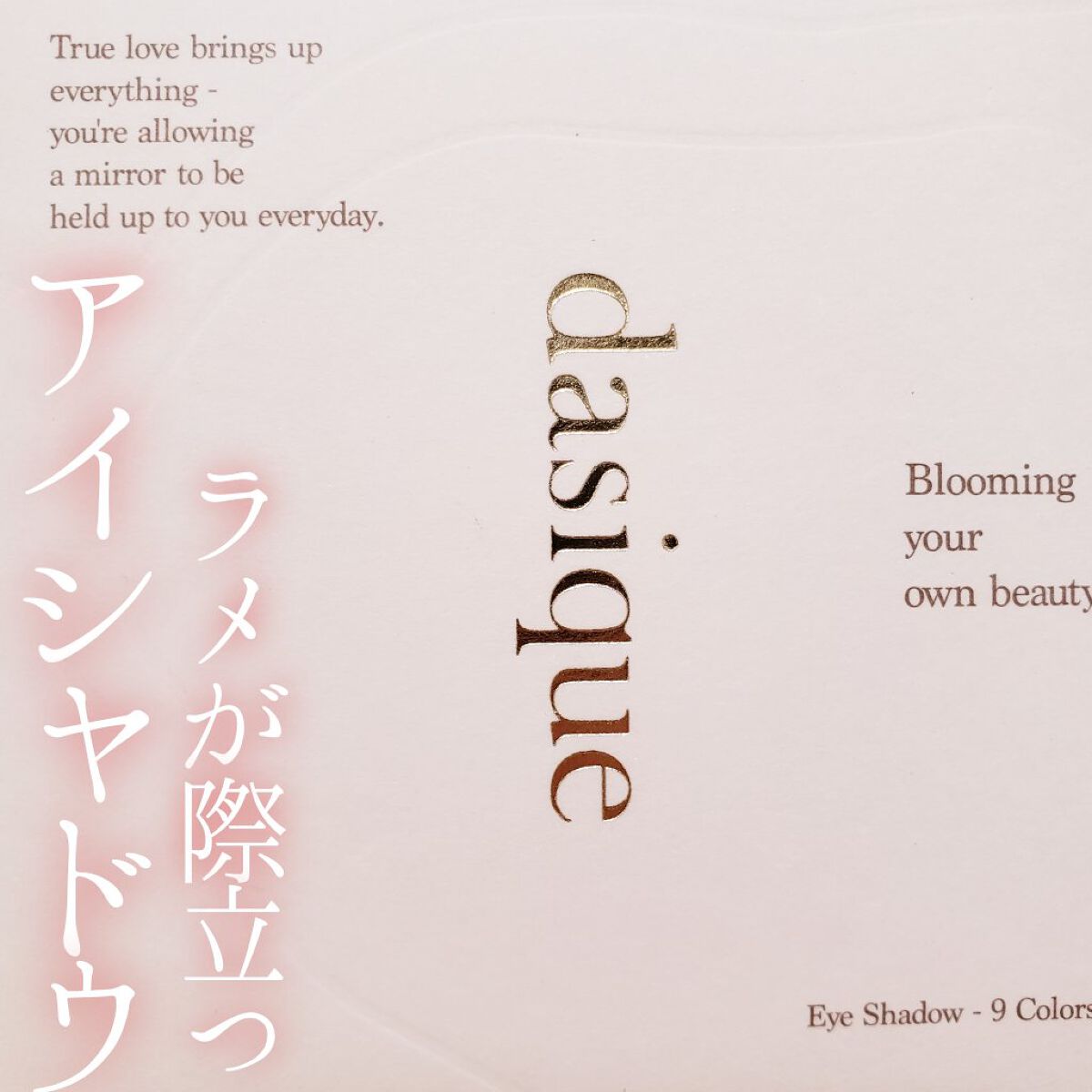 シャドウパレット/dasique/アイシャドウパレットを使ったクチコミ(1枚目)