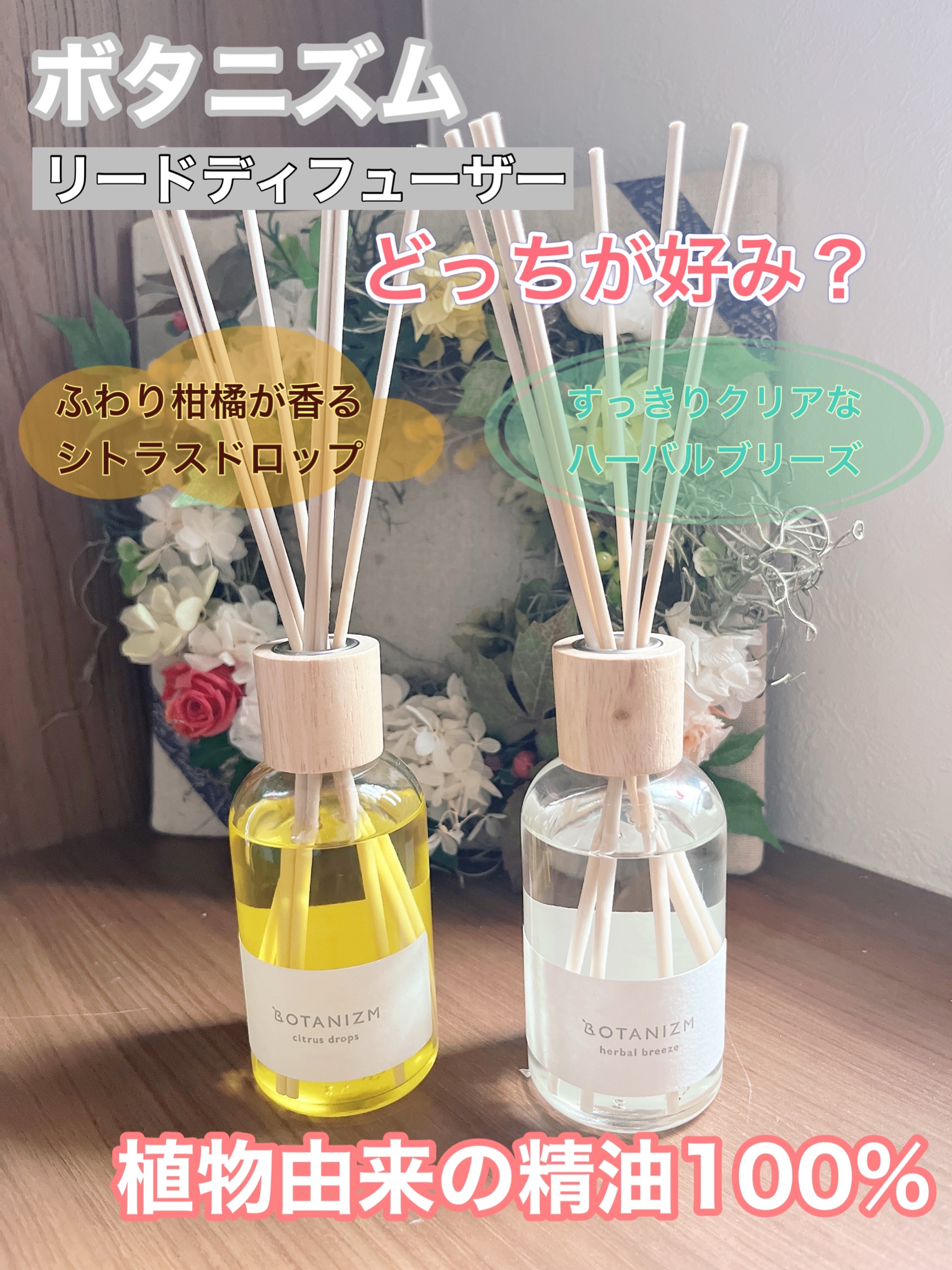 リードディフューザー ハーバルブリーズ/ボタニズム /香水(その他)を使ったクチコミ（1枚目）