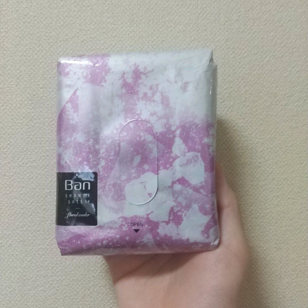 爽感さっぱりシャワーシート クールタイプ/Ban/ボディシートを使ったクチコミ(2枚目)