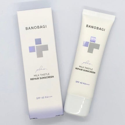 ミルクシスルリペアシカサンスクリーンプラス/BANOBAGI/日焼け止めミルクを使ったクチコミ(1枚目)