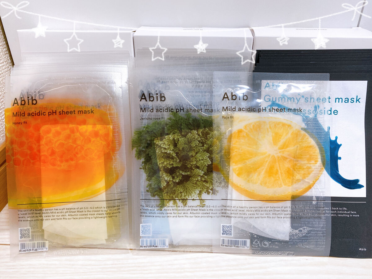 弱酸性pHシートマスク ハニーフィット/Abib /シートマスク・パックを使ったクチコミ（1枚目）