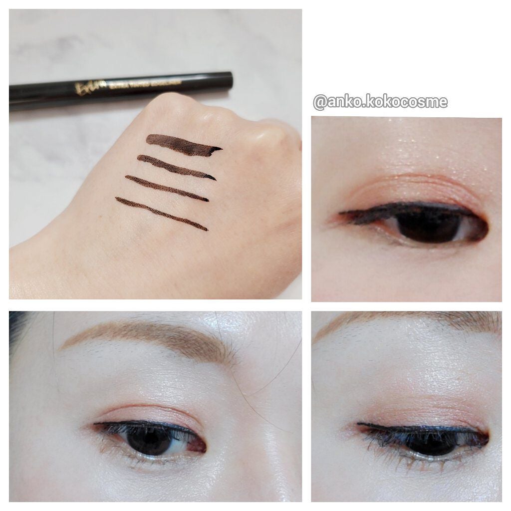 EXTRA TINTED EDGE LINER/NEOGEN/リキッドアイライナーを使ったクチコミ(3枚目)