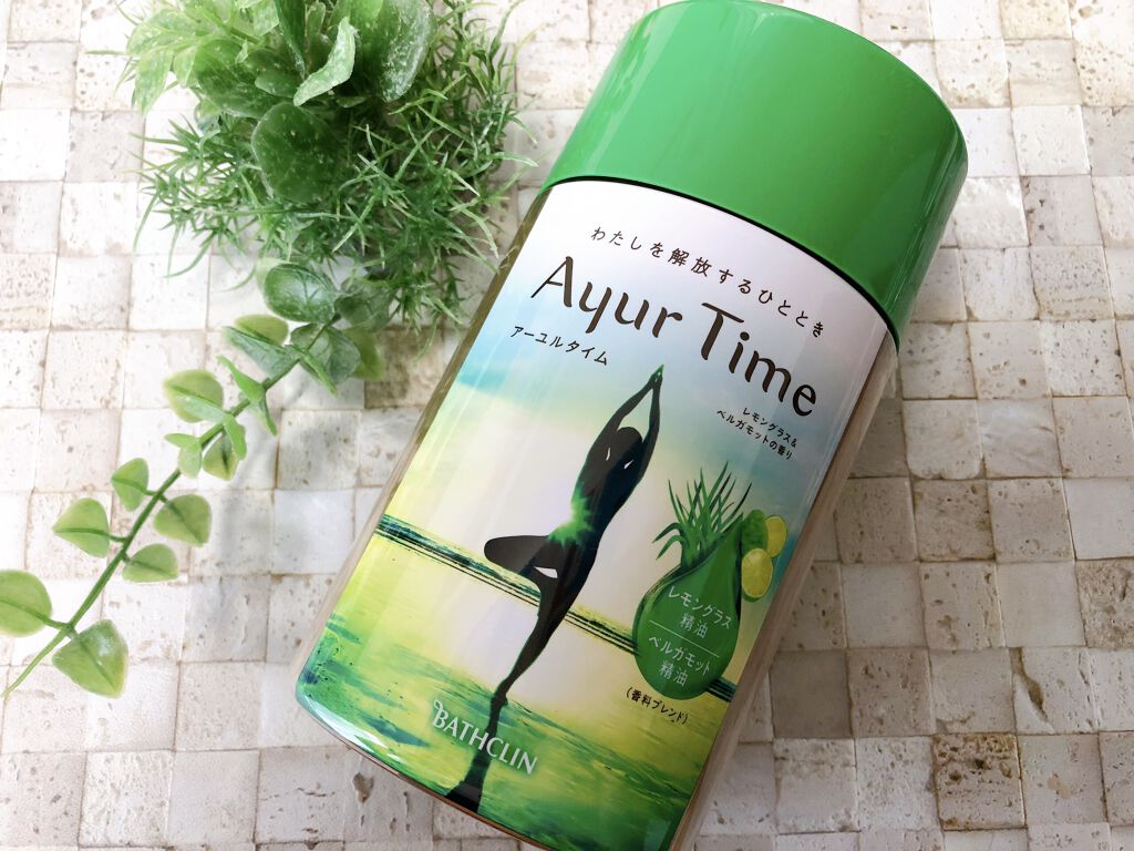 Ayur Time（アーユルタイム） レモングラス＆ベルガモットの香り 720g/アーユルタイム/無機塩系入浴剤を使ったクチコミ（1枚目）