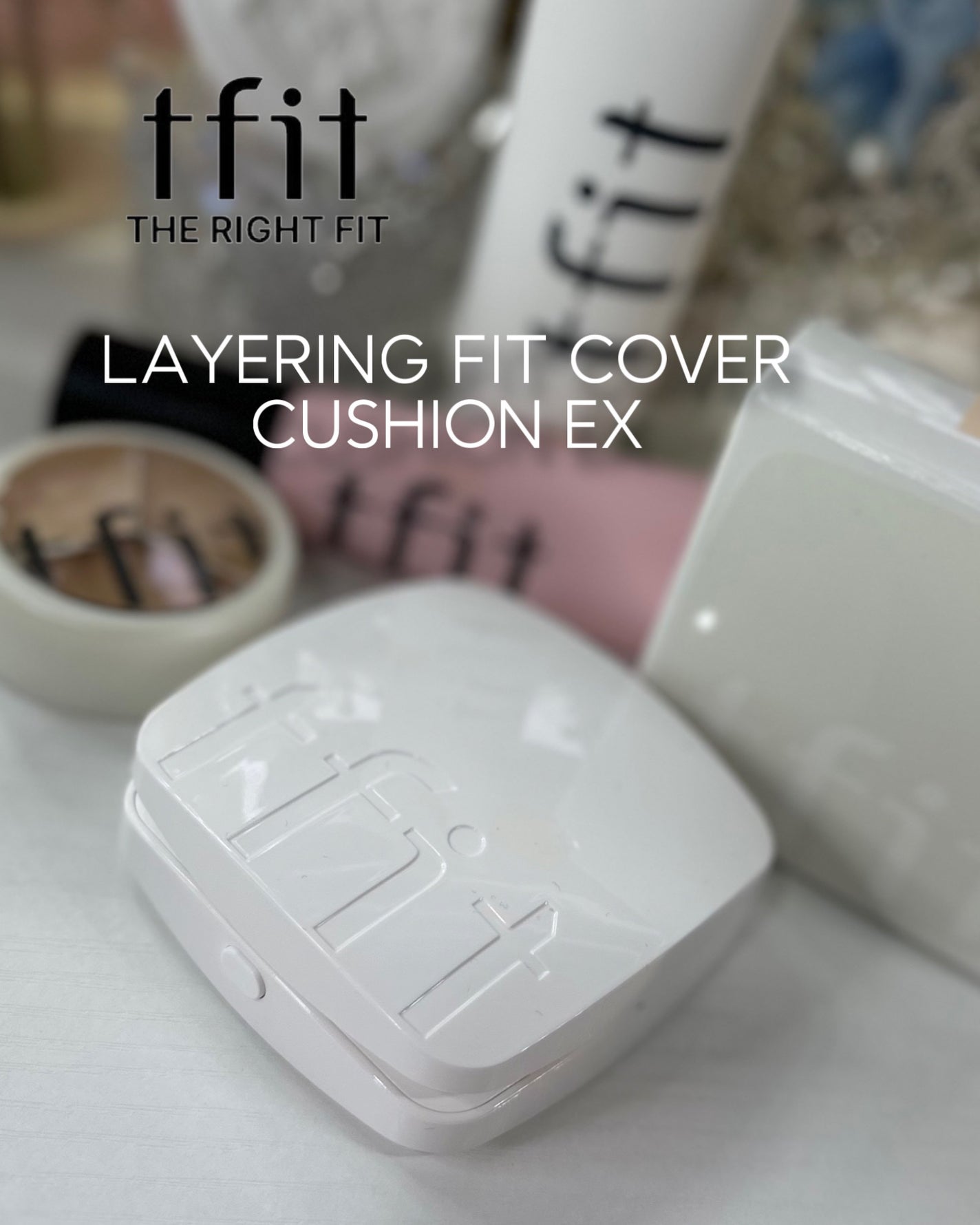 レイヤリングフィットカバークッションEX/TFIT/クッションファンデーションを使ったクチコミ(1枚目)