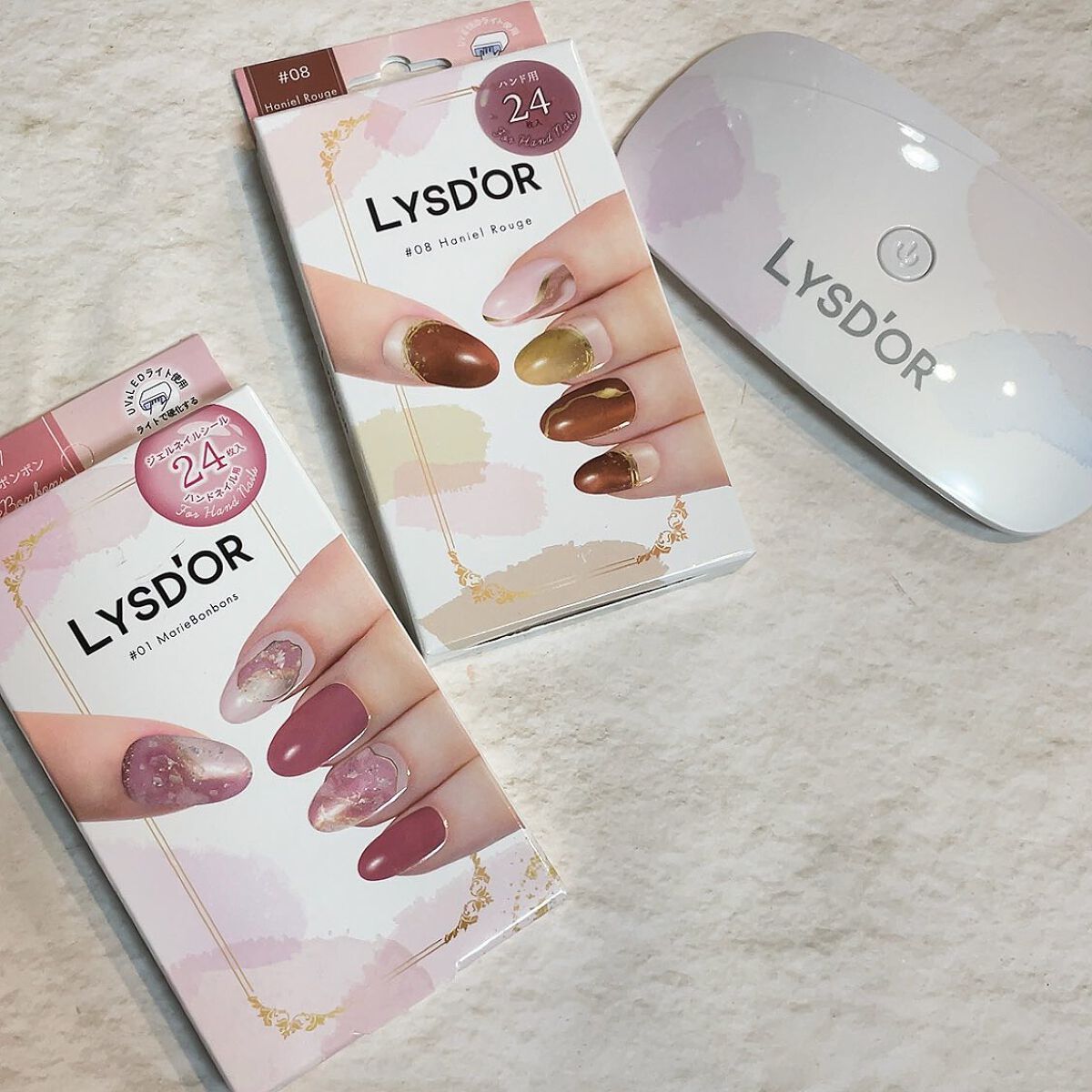 セミキュアジェルネイルシール ハンド用/LYSD’OR/ネイルシールを使ったクチコミ(3枚目)
