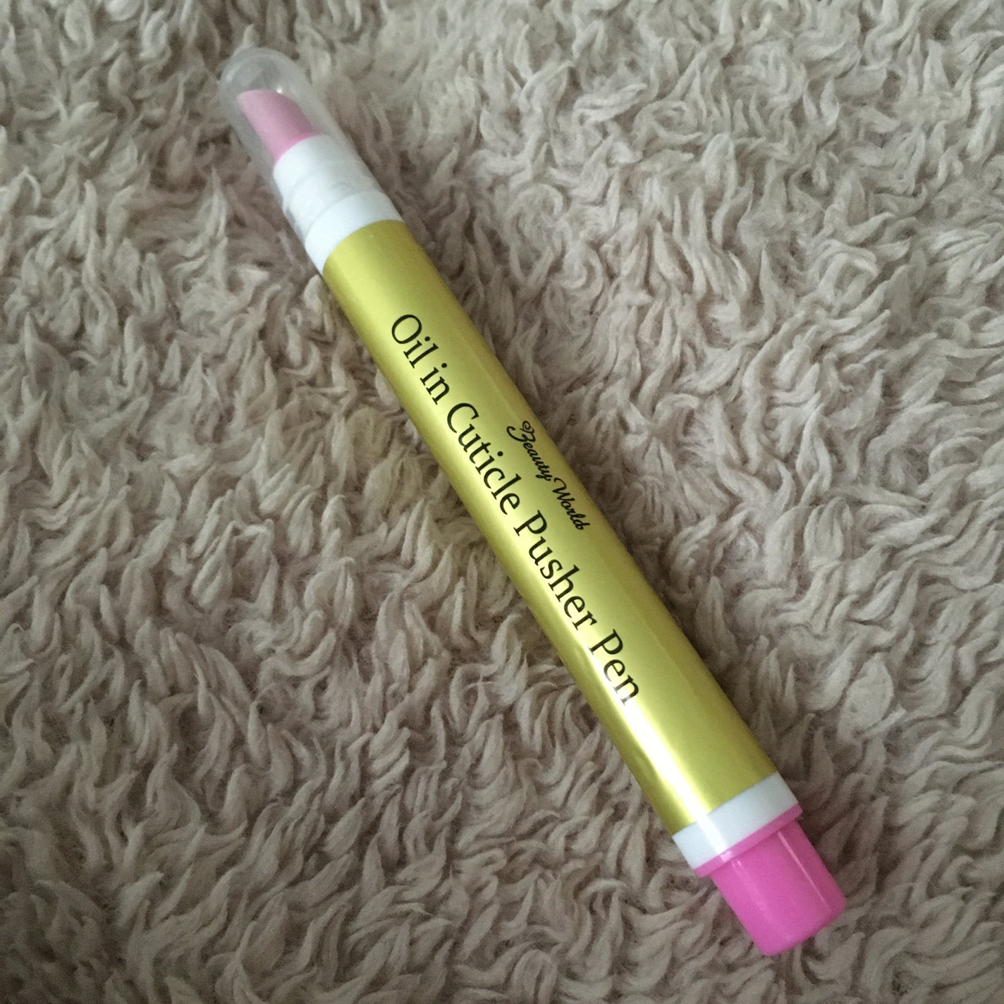 オイルインキューティクルプッシャーペン/ビューティーワールド/ネイル用品を使ったクチコミ(1枚目)