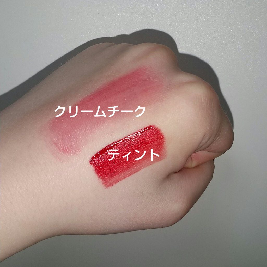 BWモモコスクリームチーク&リップ/ビューティーワールド/ジェル・クリームチークを使ったクチコミ(2枚目)