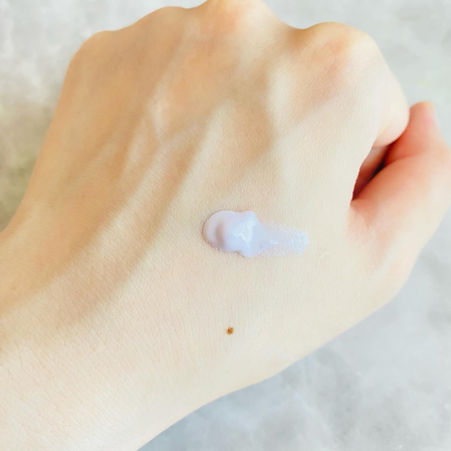 ダルバ ウォータフル トーンアップ サンクリーム(パープル)/ダルバ/日焼け止めクリームを使ったクチコミ（2枚目）