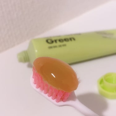 Cha Cha Charcoal Vegan Greentea Toothpaste/unpa/歯磨き粉を使ったクチコミ（2枚目）