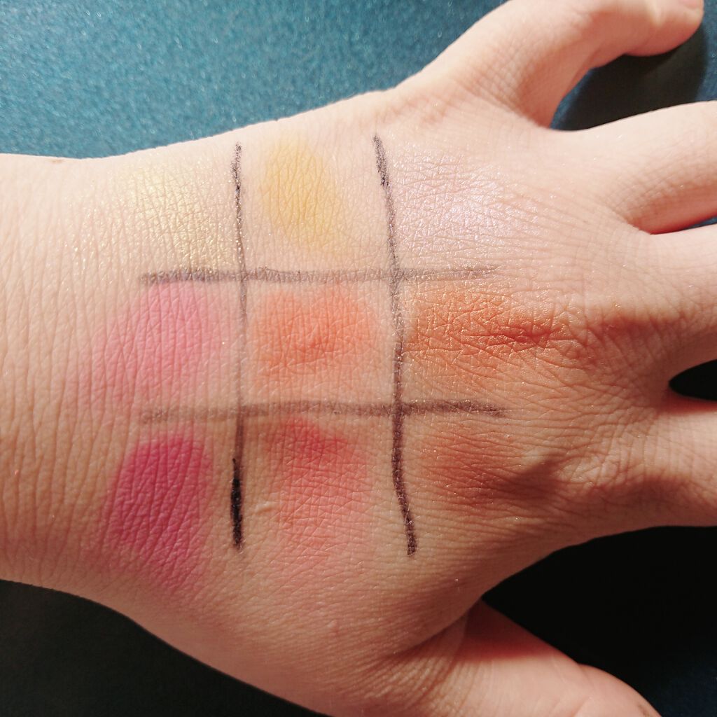 UR GLAM BLOOMING EYE COLOR PALETTE/U R GLAM/アイシャドウパレットを使ったクチコミ(3枚目)