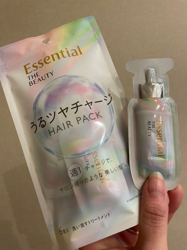 ザビューティ うるツヤチャージヘアパック/エッセンシャル/洗い流すヘアトリートメントを使ったクチコミ（1枚目）