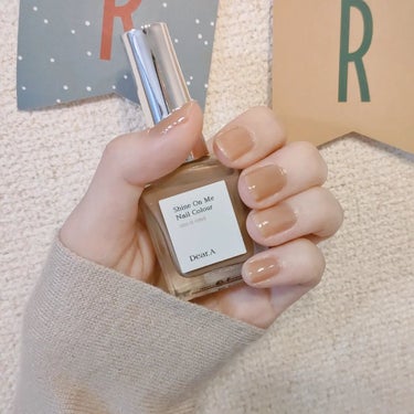 シャインオンミーネイルカラー T01. Finishing Top Coat/Dear.A/マニキュアを使ったクチコミ（2枚目）