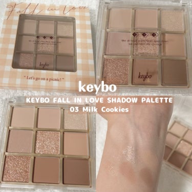 KEYBO FALL IN LOVE SHADOW PALETTE/keybo/アイシャドウパレットを使ったクチコミ（1枚目）