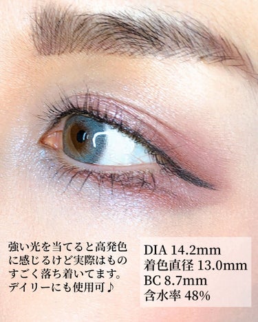 ViVi Ring 1day グレー/OLENS/ワンデー（１DAY）カラコンを使ったクチコミ（3枚目）