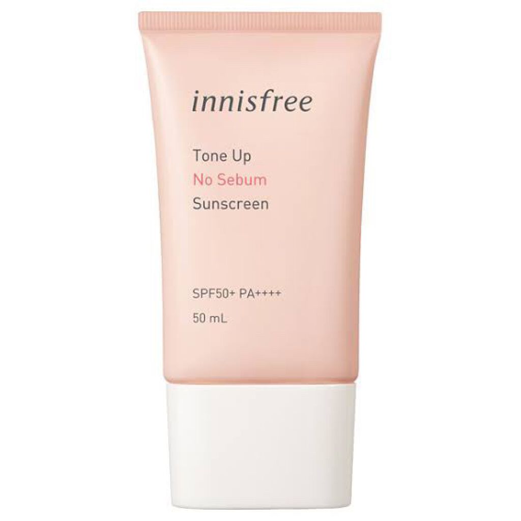 トーンアップ ノーセバム サンスクリーン SPF50+ PA++++/innisfree/日焼け止めクリームを使ったクチコミ（1枚目）