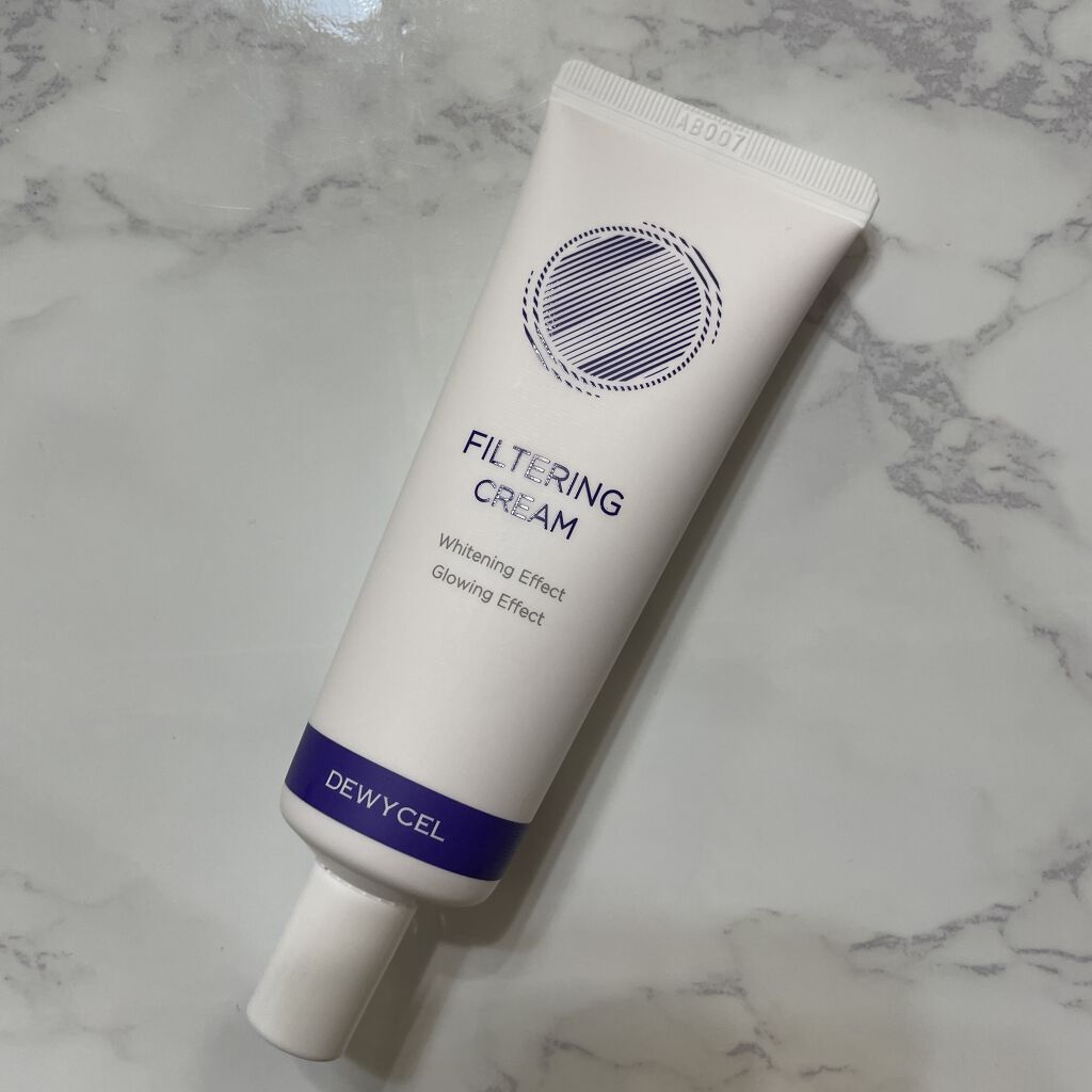 フィルタリングクリーム/DEWYCEL/日焼け止めクリームを使ったクチコミ（1枚目）