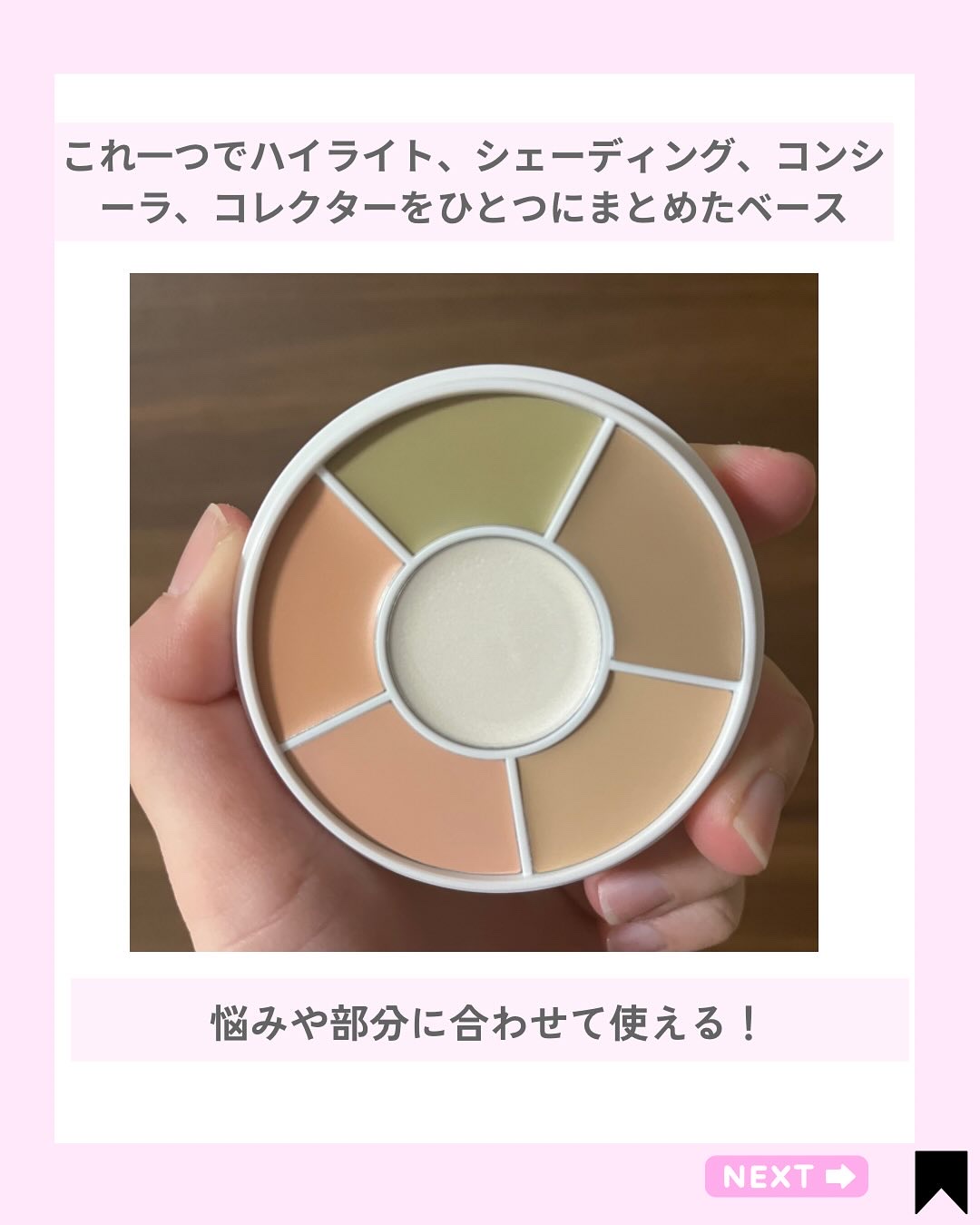 デザイニングマルチパレット/ABOUT TONE/パレットコンシーラーを使ったクチコミ（3枚目）