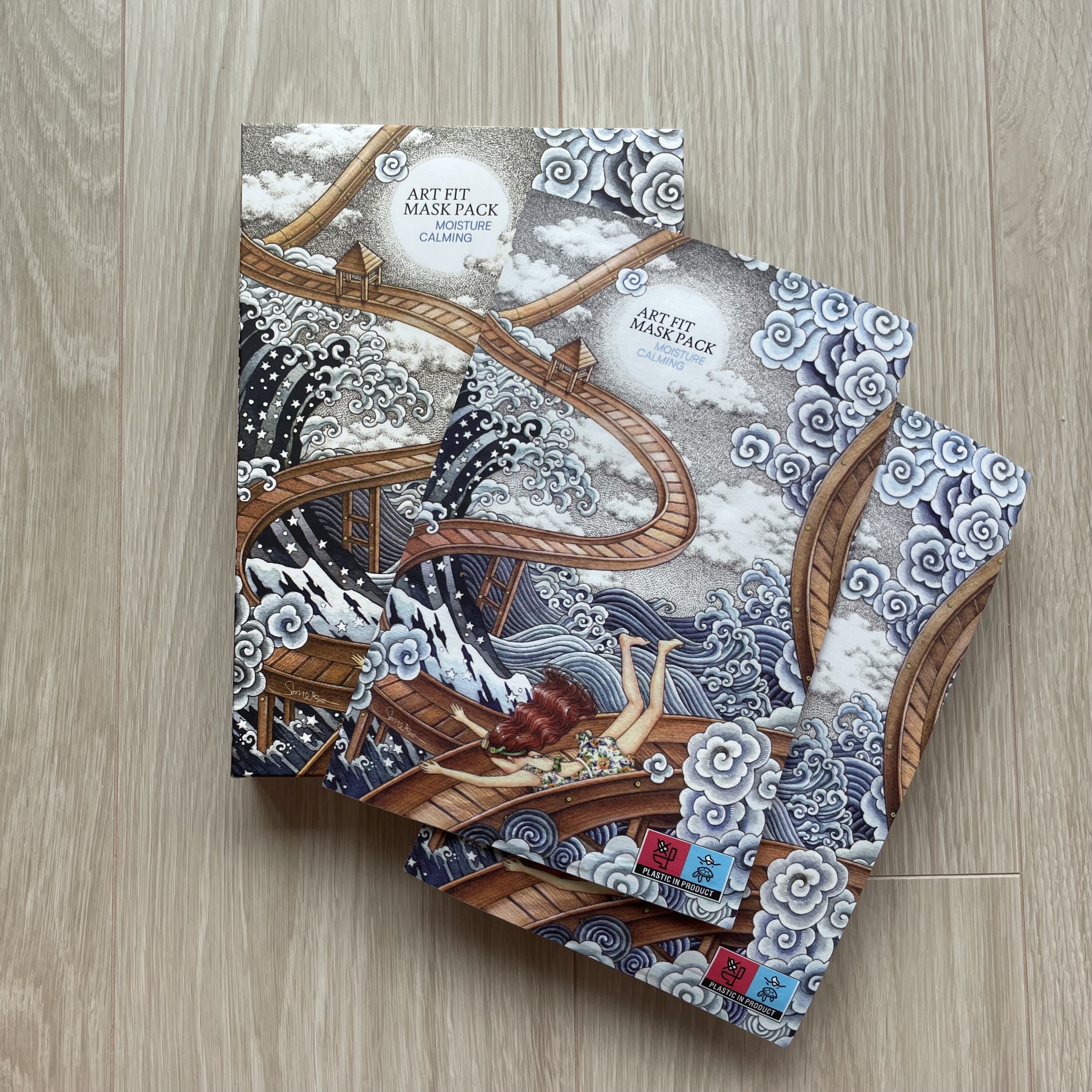 マスクパック Moisture Calming /FIT YOUR SKIN/シートマスク・パックを使ったクチコミ（3枚目）