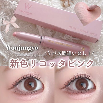 ウォンジョンヨ メタルシャワーペンシル/Wonjungyo/スティックアイシャドウを使ったクチコミ(1枚目)