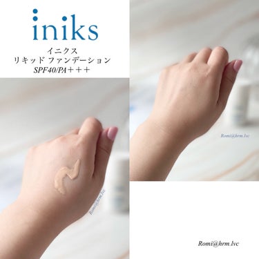 リキッド ファンデーション/iniks/リキッドファンデーションを使ったクチコミ（2枚目）