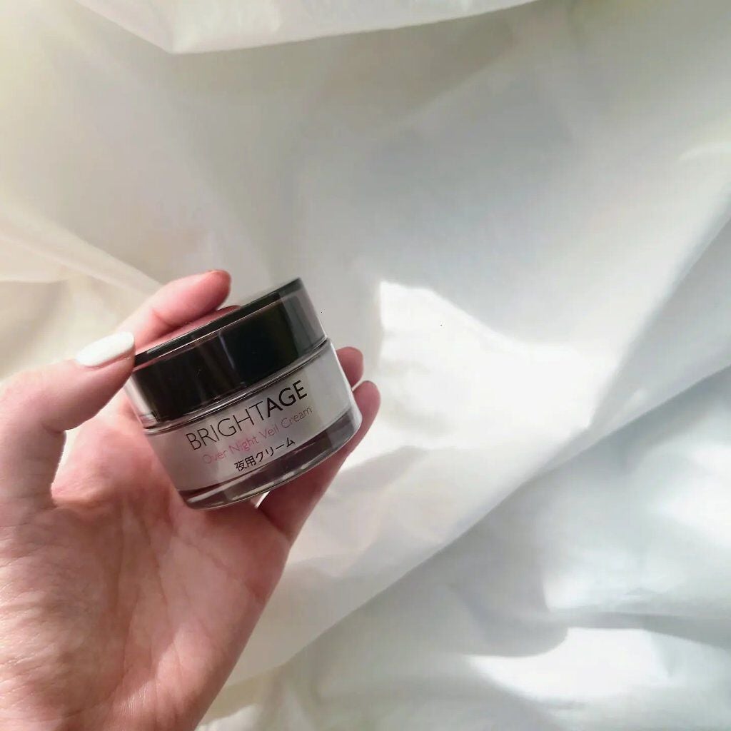 オーバーナイト ヴェールクリーム/BRIGHTAGE/フェイスクリームを使ったクチコミ(2枚目)