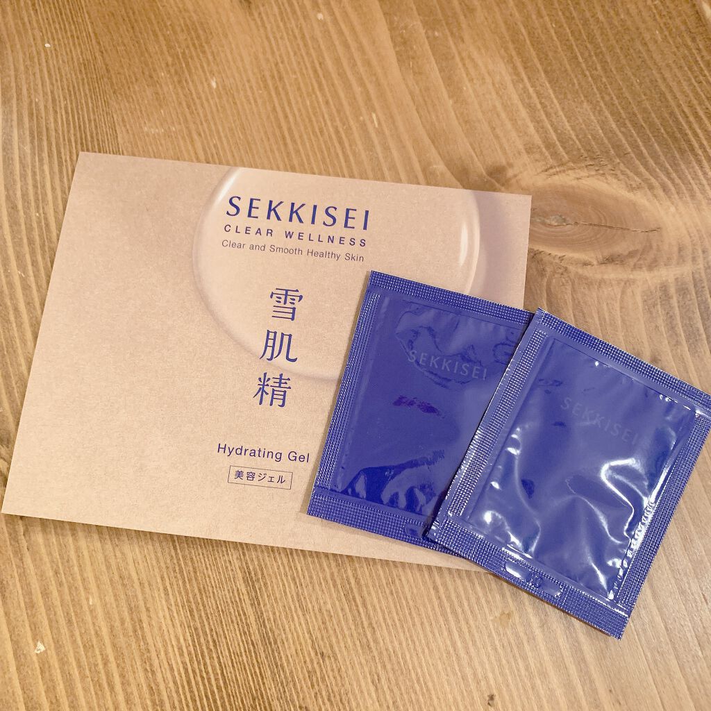 クリアウェルネス ハイドレイティング ジェル/雪肌精/フェイスクリームを使ったクチコミ（1枚目）