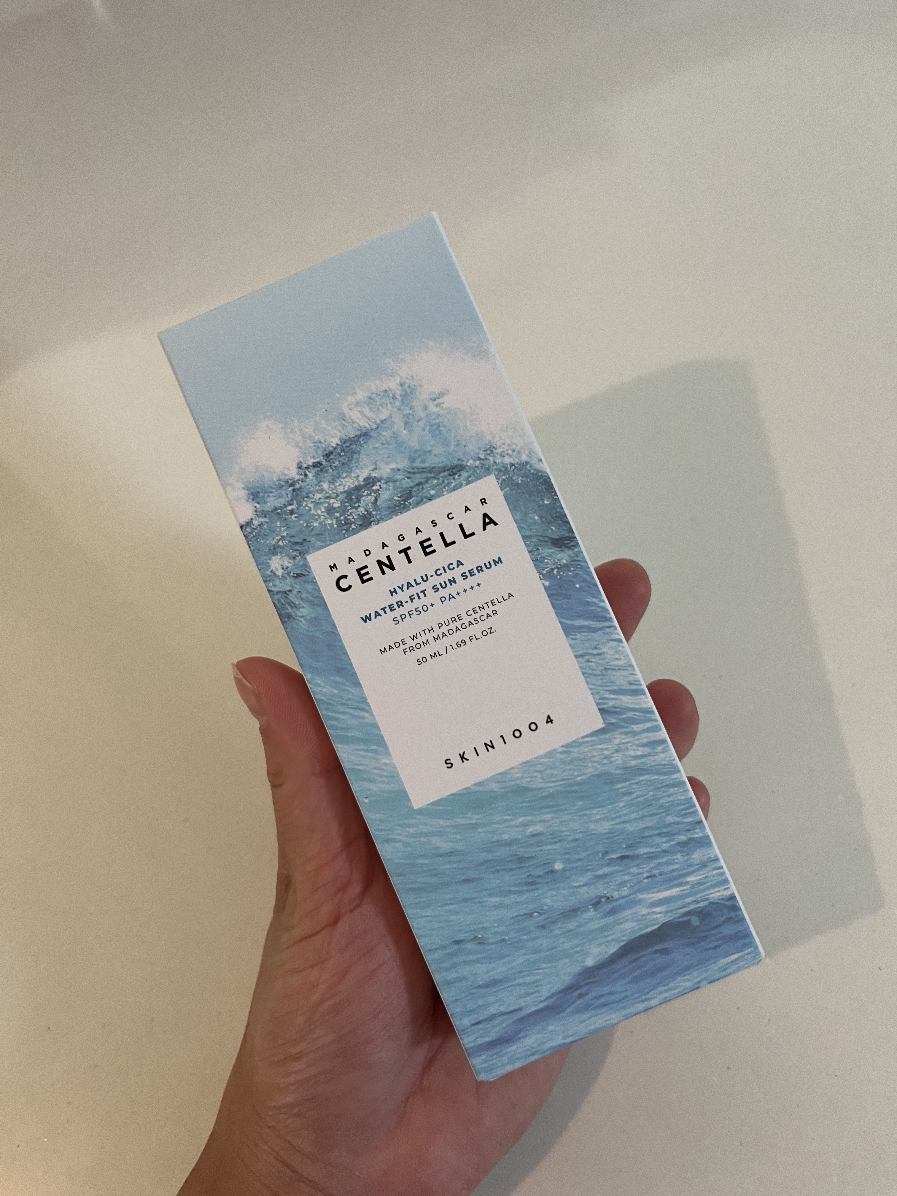 ヒアルーシカ ウォーターフィット サンセラム/SKIN1004/日焼け止めローションを使ったクチコミ（1枚目）